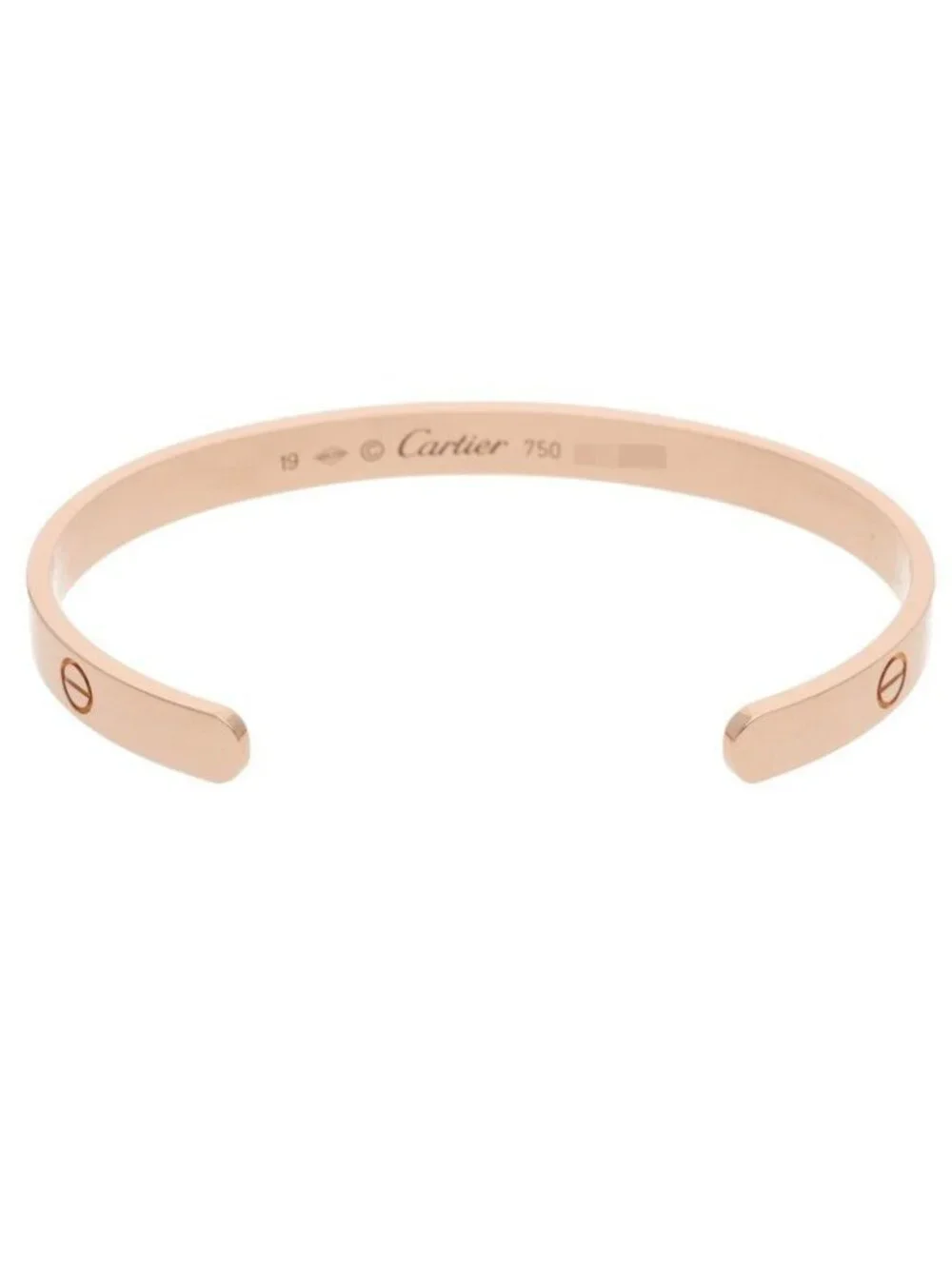 Cartier Love Bracelet Open 18k Pink Gold 19